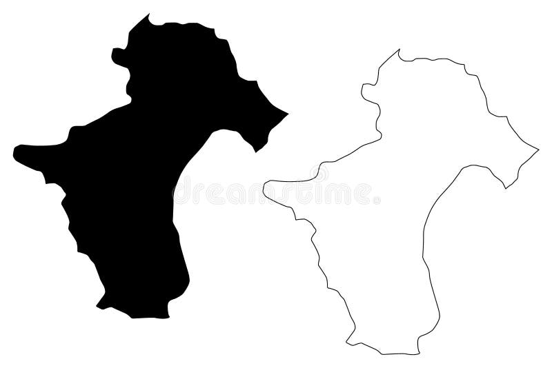 La Vega Province Dominican Republic, Hispaniola, Provinces of the Dominican Republic map vector illustration, scribble sketch La Vega map,. La Vega Province Dominican Republic, Hispaniola, Provinces of the Dominican Republic map vector illustration, scribble sketch La Vega map,