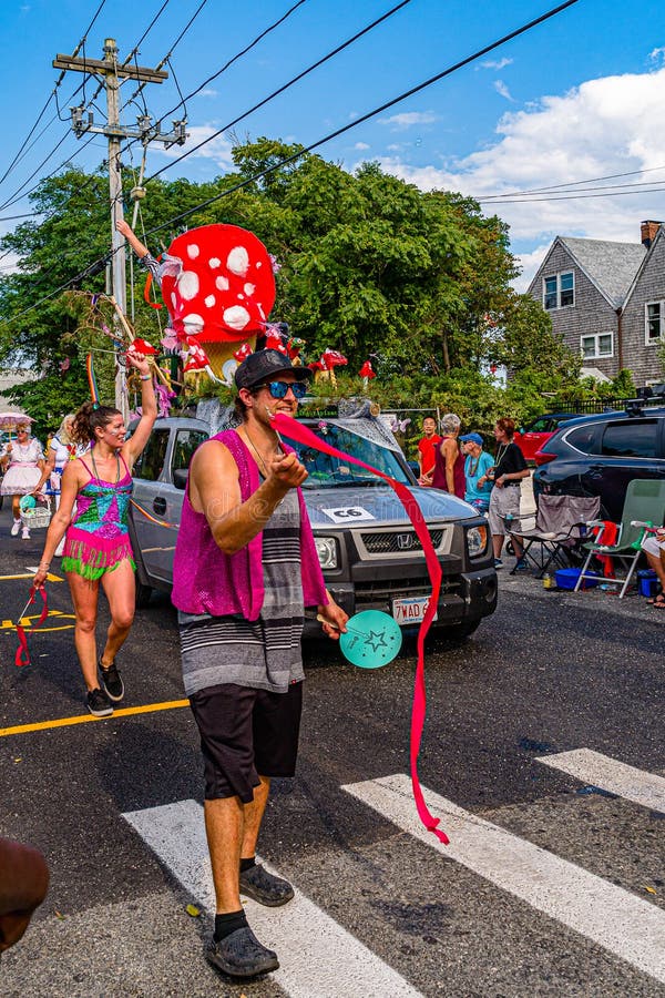 Provincetown, Massachusetts US - August 22, 2019 People Walking In The ...