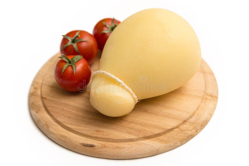 Provola, italian cheese stock photo. Image of fresh, factory 55301754