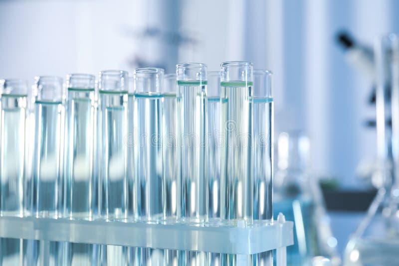 Test tubes with liquid samples for analysis in laboratory, closeup. Test tubes with liquid samples for analysis in laboratory, closeup