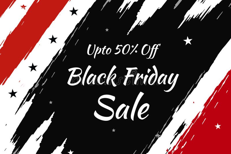 Fifty Percent off black friday sale poster in minimalist color and stylish typography. Black friday sale poster design. Fifty Percent off black friday sale poster in minimalist color and stylish typography. Black friday sale poster design.