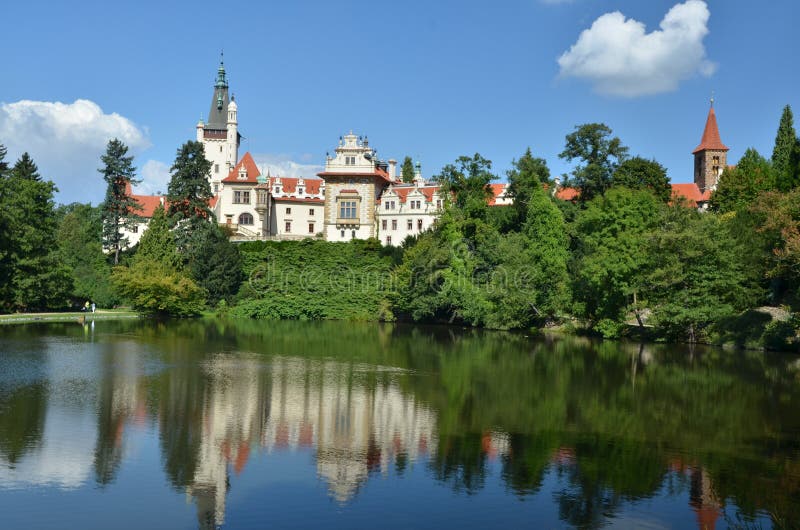 Pruhonicepark in Praag royalty-vrije stock afbeeldingen Pruhonicepark in Praag royalty-vrije stock afbeeldingen