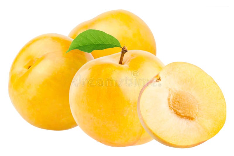 Prunes jaunes image stock. Image du demi, plomb, frais 37691995