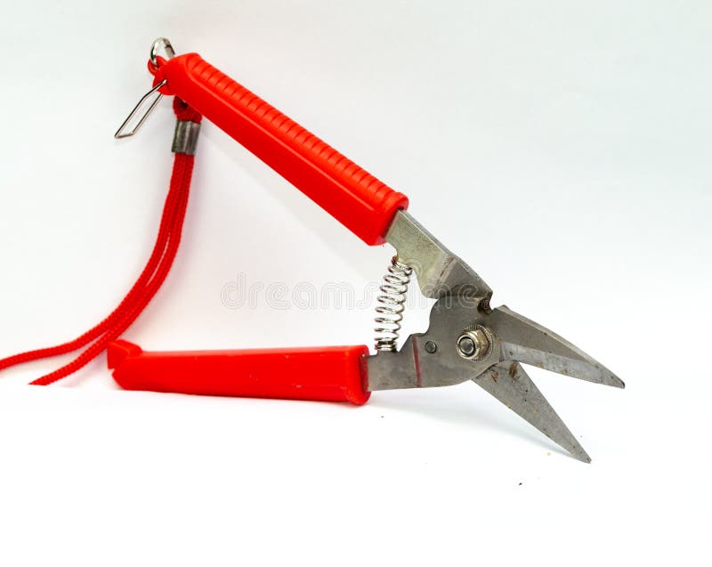 Pruning Shears Isolated On White Background Stock Photo Image of