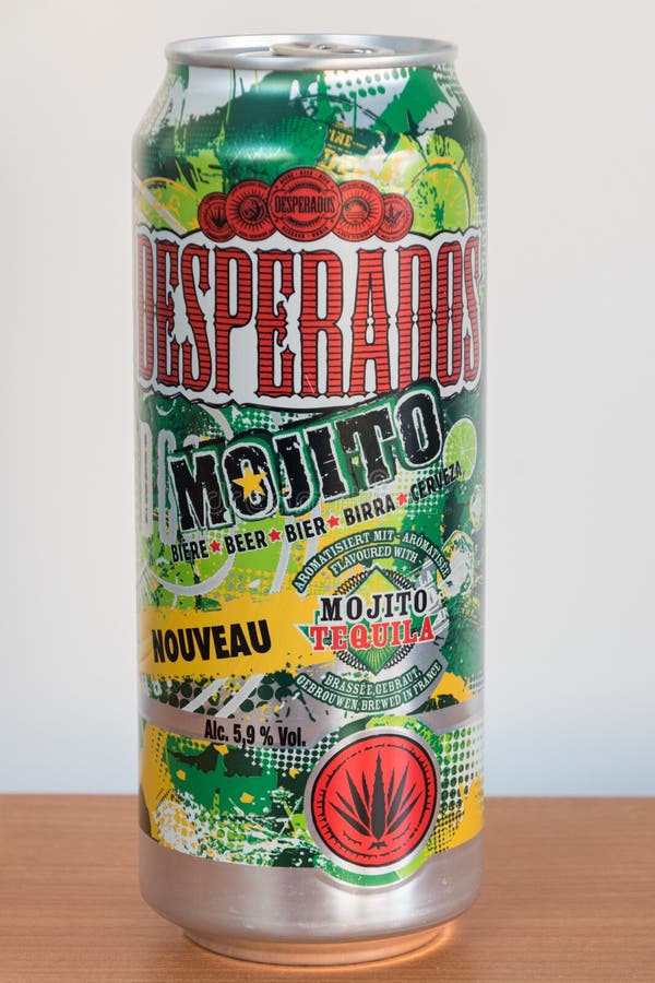 Desperados Mojito and Tequila Flavoured Beer Editorial Photography - Image  of flavoured, liquid: 159612977