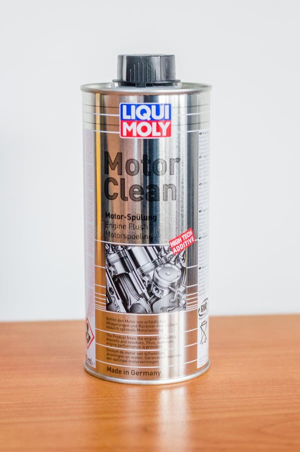 Can of Liqui Moly Motor Clean Editorial Stock Photo - Image of engine,  poland: 145366428