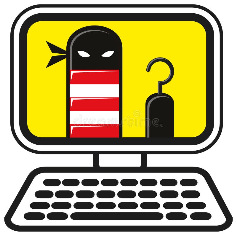 przestępstwa cyber royalty ilustracja przestępstwa cyber royalty ilustracja