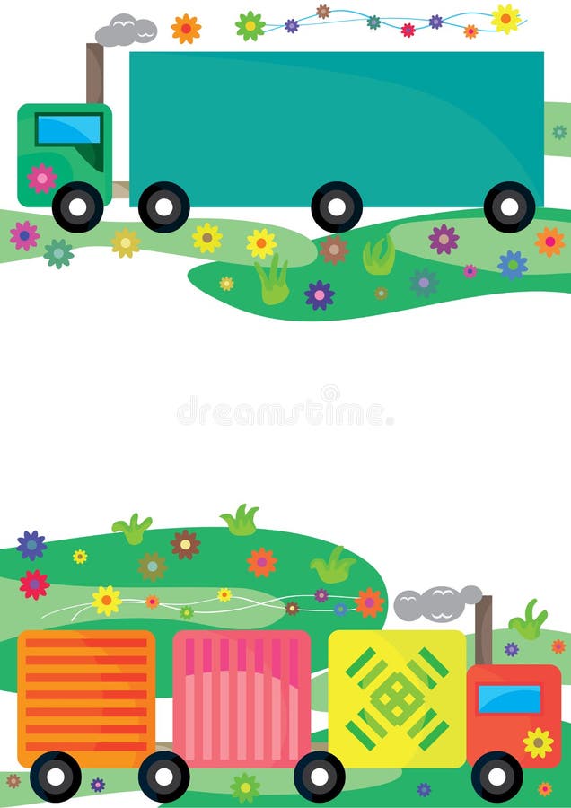 Illustration of transport card with flowers follow. Top wagon box and center is your sample text. --- This .eps file info Version: Illustrator 8 EPS Document: A4 Paper Size Document Color Mode: CMYK Color Preview: TIFF (8-bit Color) Include Document Thumbnails. Illustration of transport card with flowers follow. Top wagon box and center is your sample text. --- This .eps file info Version: Illustrator 8 EPS Document: A4 Paper Size Document Color Mode: CMYK Color Preview: TIFF (8-bit Color) Include Document Thumbnails