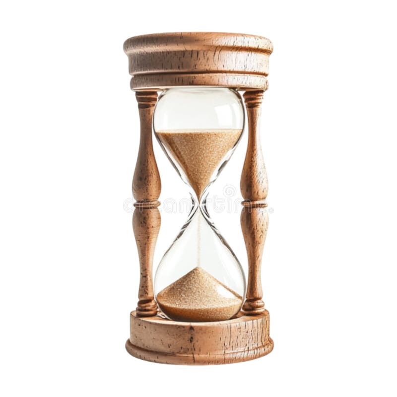 Przezroczysty lub PNG obraz Vintage Hourglass ilustracja wektor