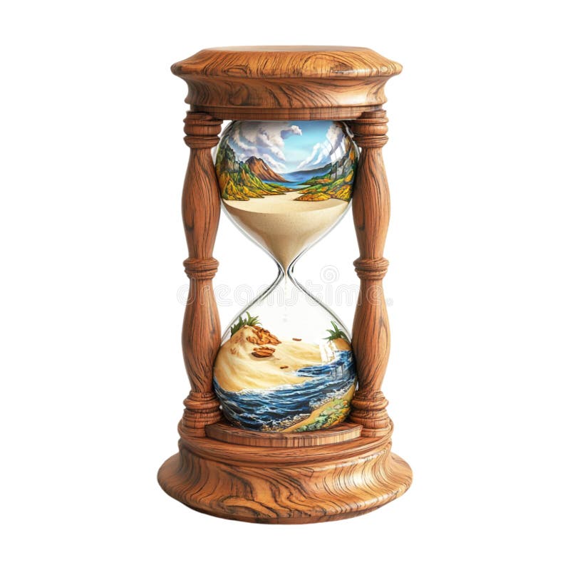 Przezroczysty lub PNG obraz Vintage Hourglass ilustracji