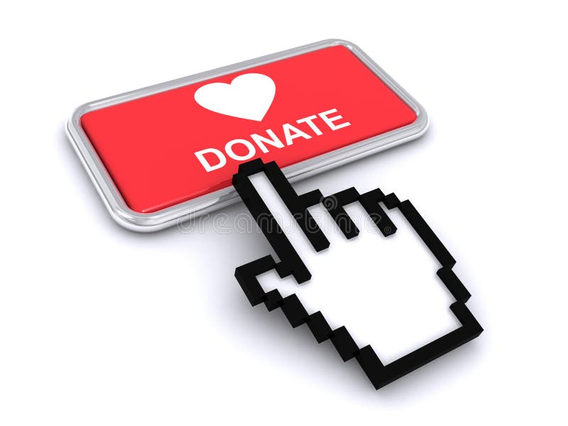 Przycisk Dawaj royalty ilustracja