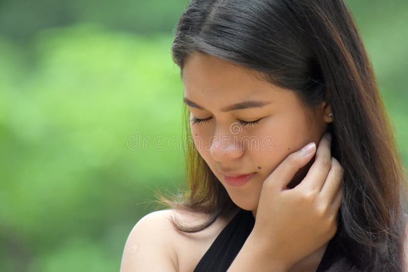 Przygnębiona Dorosła kobieta fotografia stock Przygnębiona Dorosła kobieta fotografia stock