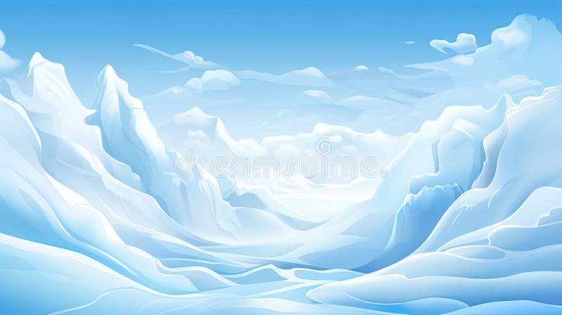 Przygoda na szczycie majestatycznym ilustracja wektor