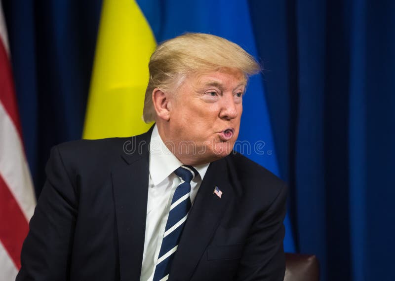 Président des États-Unis Donald Trump photographie stock Président des États-Unis Donald Trump photographie stock