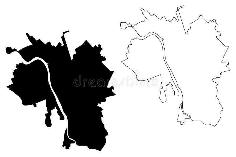 Pskov City Russian Federation, Russia map vector illustration, scribble sketch City of Pskov map,. Pskov City Russian Federation, Russia map vector illustration, scribble sketch City of Pskov map,