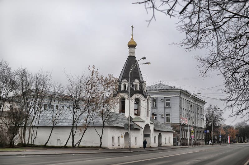Pskov-Kirche stockfotos