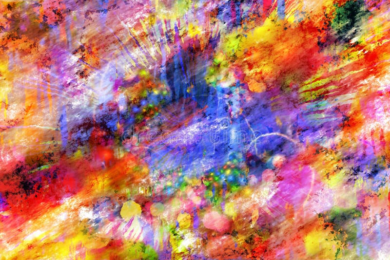 Psychedelic Art, Sky, Painting, Watercolor Paint Picture. Image 113647598
