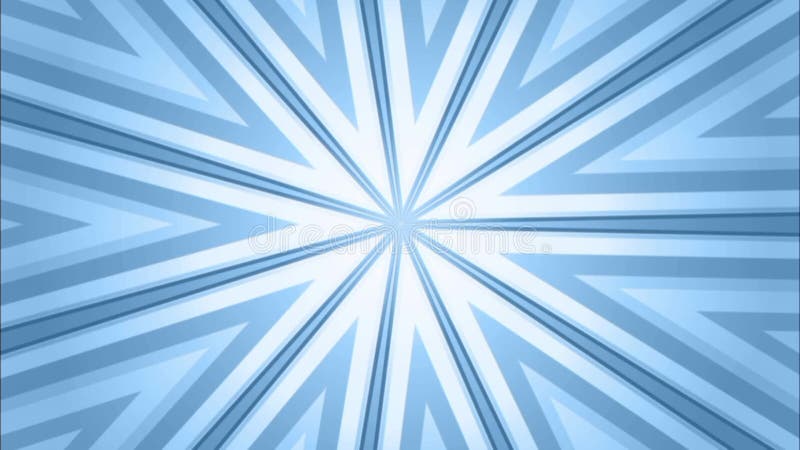 Psychedelic burst digital kaleidoscopic motion background. blue geometric loop. vector illustration