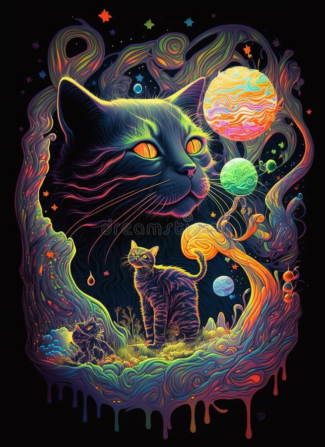 psychedelic cat pictures tumblr