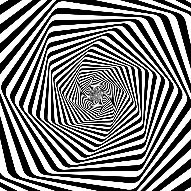 Psychedelic Hypnotic Spiral Stock Illustration - Illustration of ...