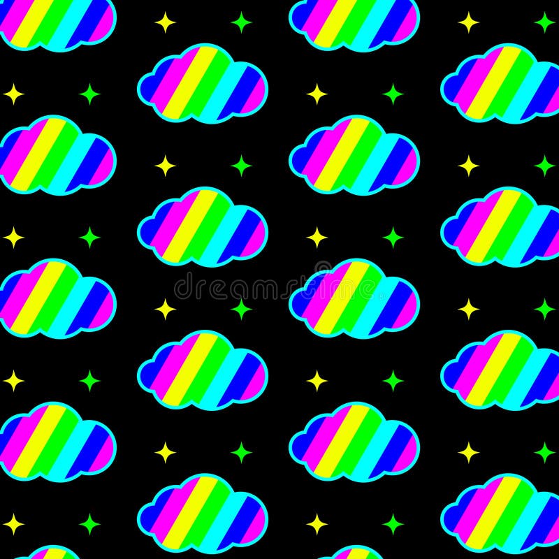Nor de model trippy psihedelic 1970. tipărire cu ulei acid pentru grafică vector illustration