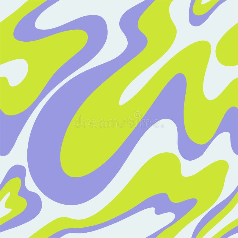 Model fără sudură de trippy y2k psihedelic din 1970 cu undă groovică. fundal modern, naiv, retro 70 anii, trendy. minimalist vector illustration