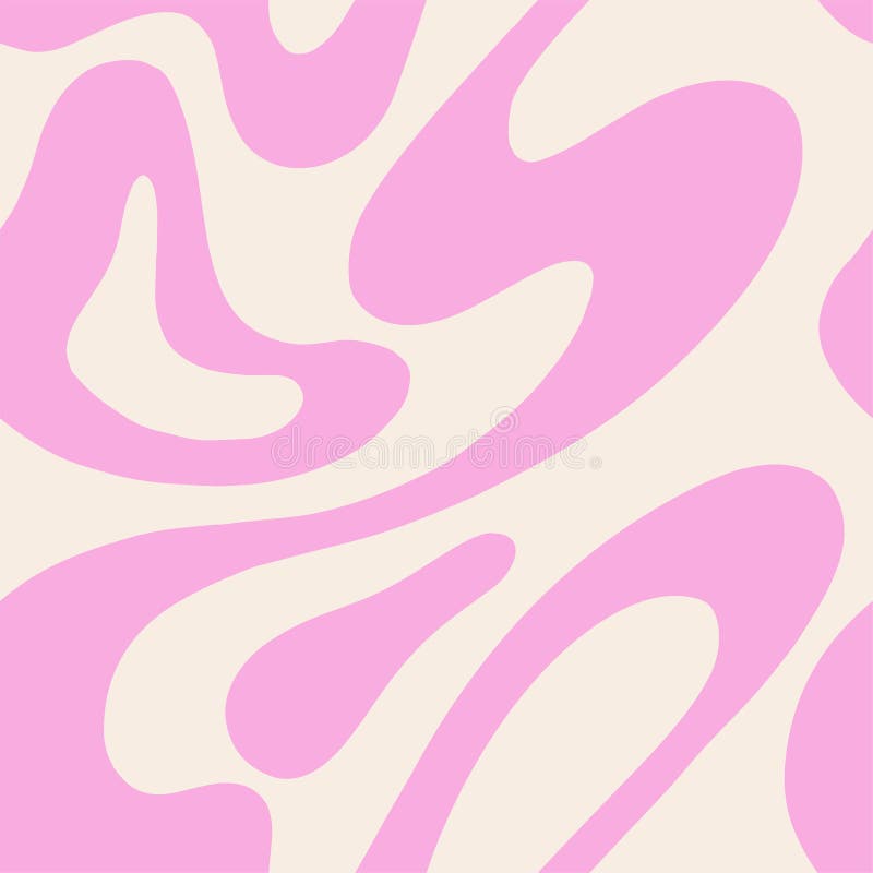 Model fără sudură de trippy y2k psihedelic din 1970 cu undă groovică. fundal modern, naiv, retro 70 anii, trendy. minimalist stock illustration