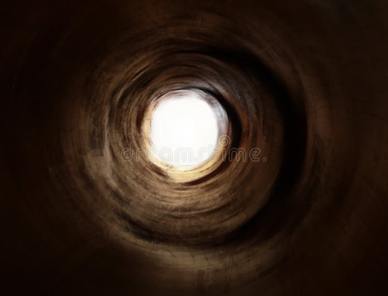 Psychedelic tunnel to the light royalty free stock photography Psychedelic tunnel to the light royalty free stock photography