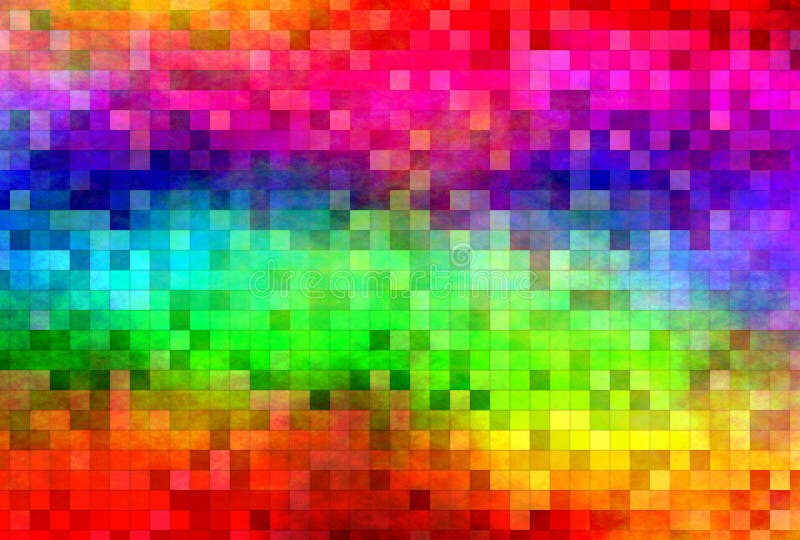 Psychedelic μωσαϊκό Grunge απεικόνιση αποθεμάτων