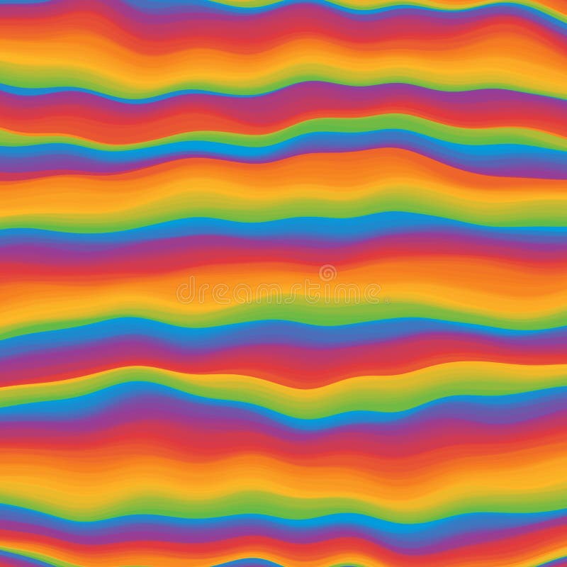 Psychedelischer klarer Regenbogenhintergrund der Hippie Schillernde Steigung Auch im corel abgehobenen Betrag vektor abbildung