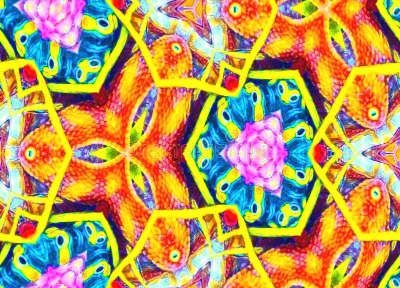 Psychodeliczny kolorowy surrealistyczny doodle wz?r T?cza barwi abstrakta wz?r, labirynt ornamenty szczotkarski w?giel drzewny ry royalty ilustracja Psychodeliczny kolorowy surrealistyczny doodle wz?r T?cza barwi abstrakta wz?r, labirynt ornamenty szczotkarski w?giel drzewny ry royalty ilustracja