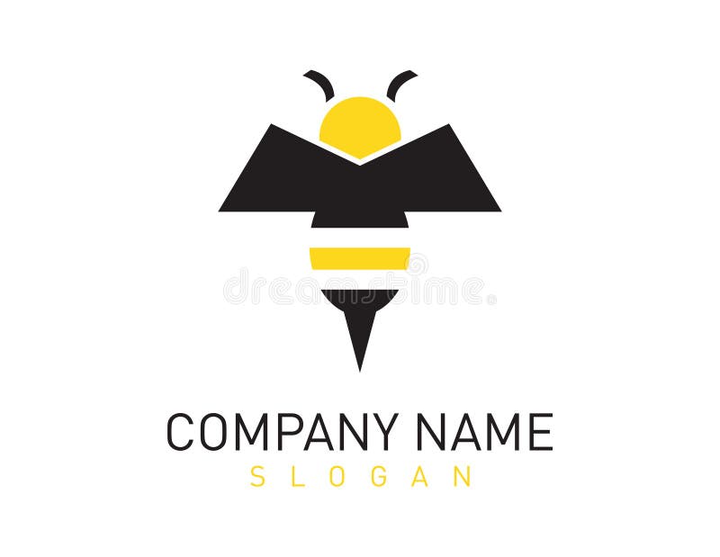 Pszczoła logo royalty ilustracja Pszczoła logo royalty ilustracja