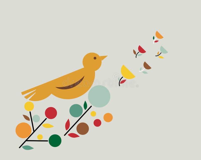 ptaka gałęziasty rysunku ołówek ilustracji ptaka gałęziasty rysunku ołówek ilustracji