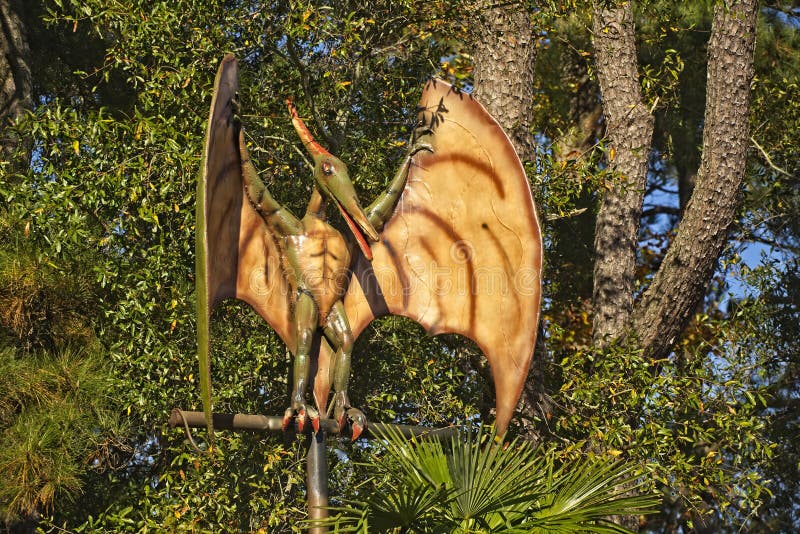 Pterodactyl or Pteranodon flying over the ocean, Stock Photo, Picture And  Low Budget Royalty Free Image. Pic. ESY-061325401