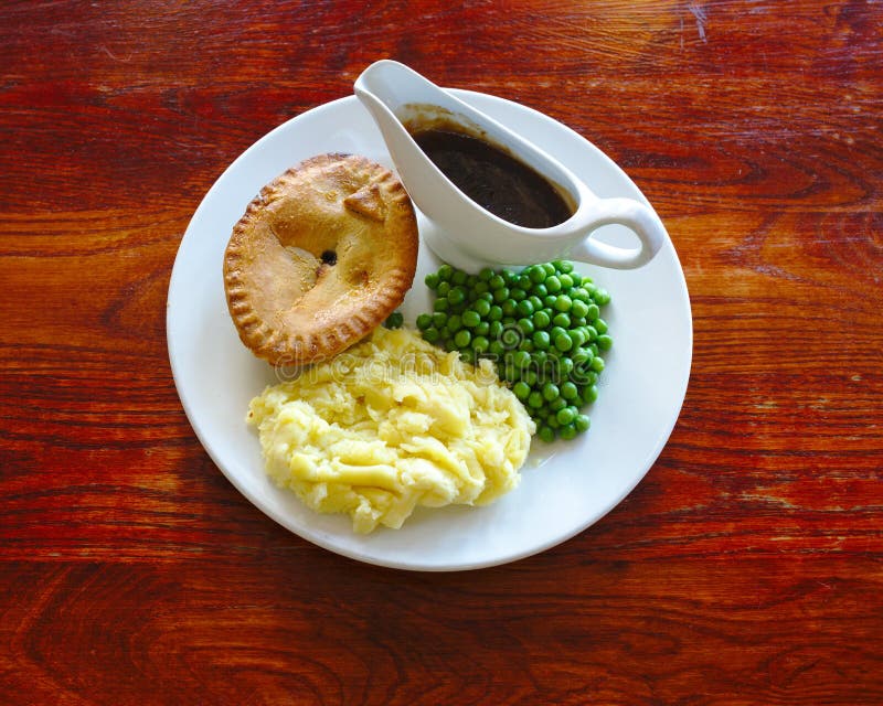 Pub grub pie and mash stock photo. Image of mash, grub 231303884