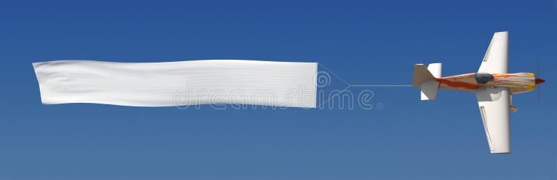 Pubblicità aerea fotografia stock libera da diritti Pubblicità aerea fotografia stock libera da diritti