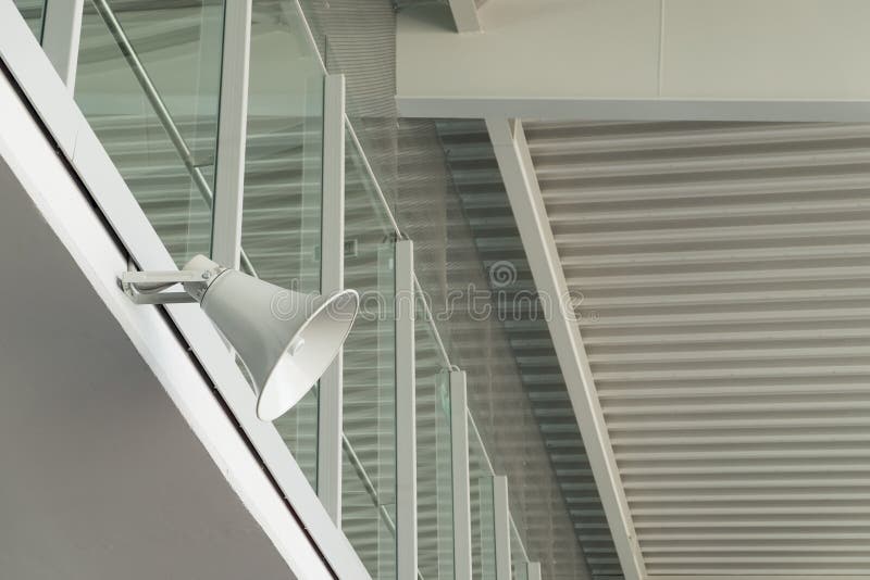 Public address announcement system royalty free stock image