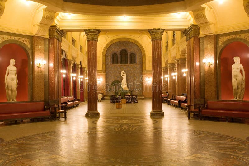 Public baths, interior