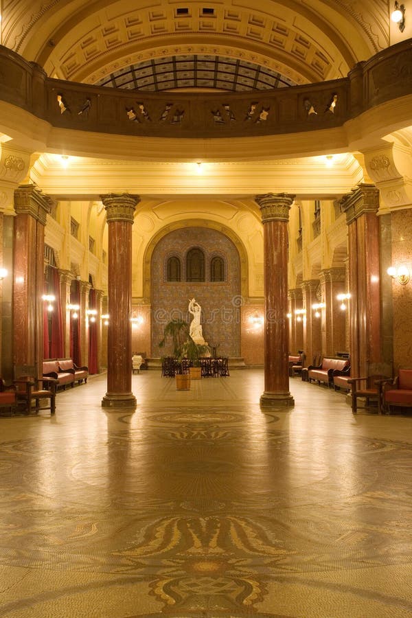 Public baths, interior