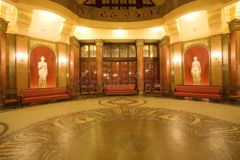 Public baths, interior