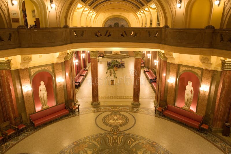 Public baths, interior