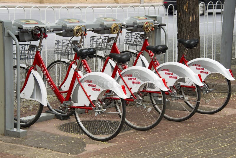 Public bicycle rental editorial photo. Image of object 42343956 Public bicycle rental editorial photo. Image of object 42343956