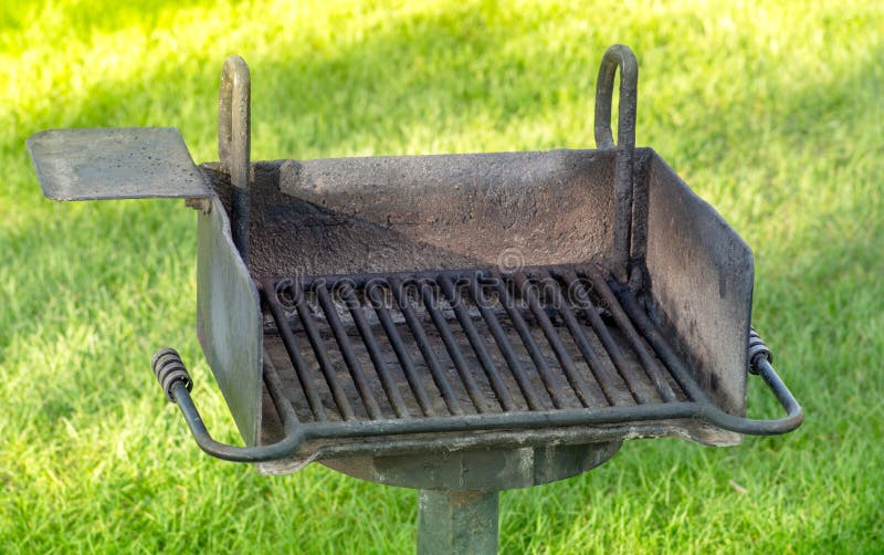 A public grill stock photo. Image of grilling, publi 57589722