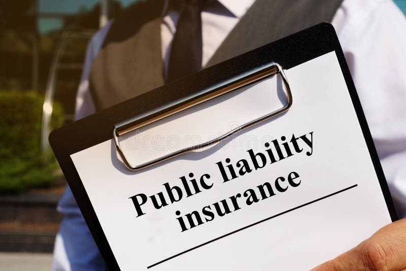 Public Liability Insurance is Shown on the Business Photo Using the Text  Stock Image - Image of finance, insurance: 220873329