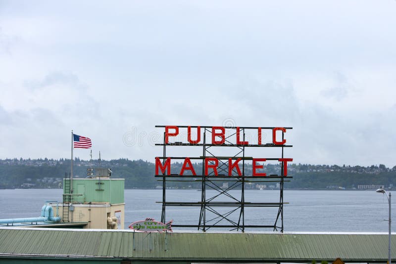 Seattle Fish Market stock photo. Image of market, close 7185832