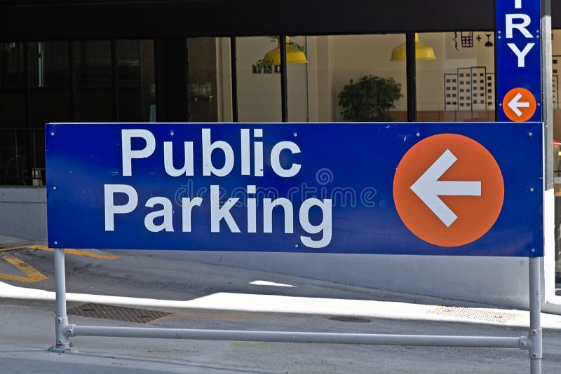 Parking Sign To a Special Parking Lot Editorial Image Image of stork