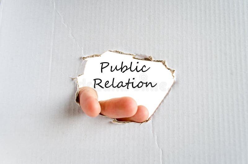 Public relation concept