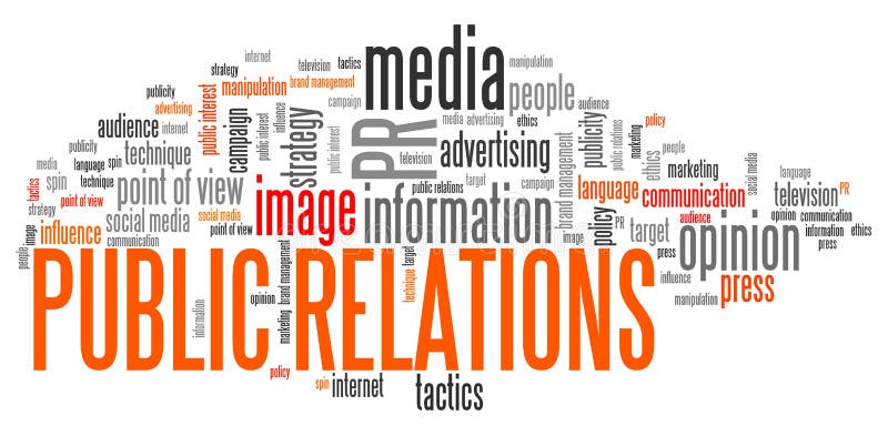Public relations royalty free illustration