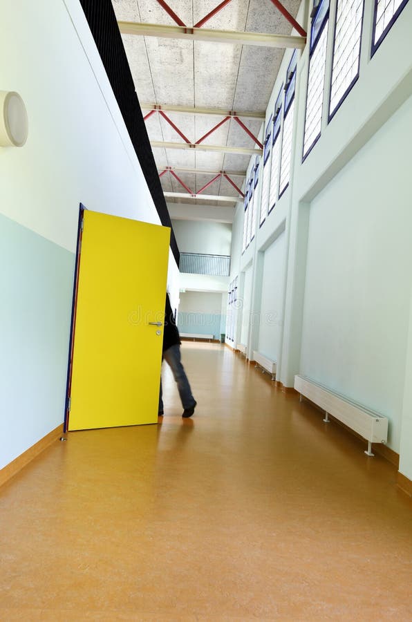 Public school, corridor