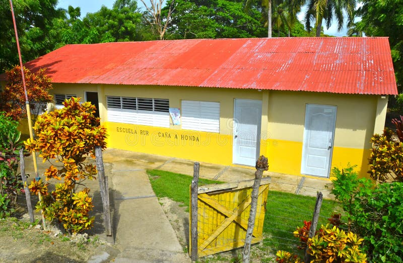 Public School, Dominican Republic. Stock Photo Image of caribbean